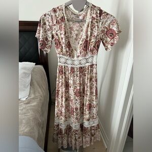 Morning Mist Floral Dress size 6